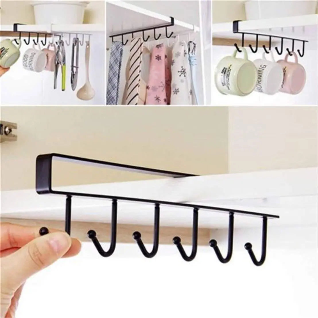 Mug Cups Wine Glasses Storage Hooks Kitchen 8b5b24-7b