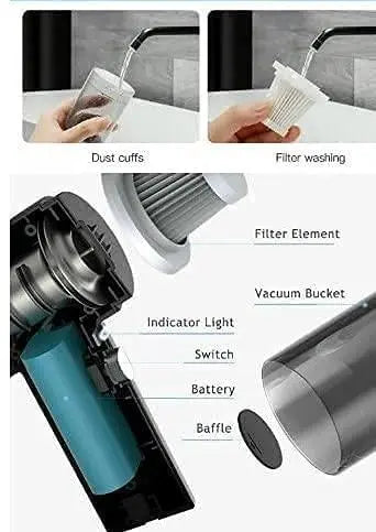 Portable Air Duster Wireless Vacuum Cleaner 8b5b24-7b