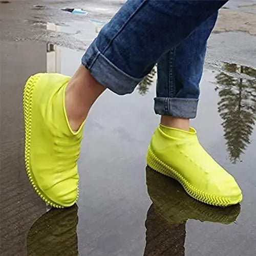 Shoe Cover-Silicone Reusable Anti skid Waterproof Boot Cover Shoe Protector 8b5b24-7b