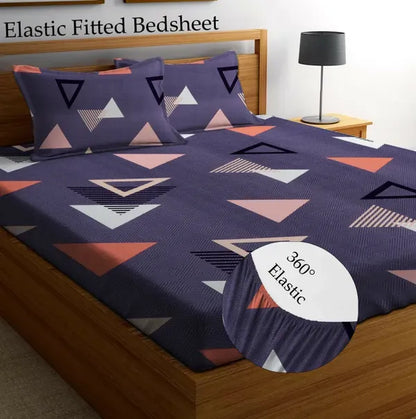 “Snug & Stylish: Premium Elastic Fitted Bedsheet” everydayyfinds