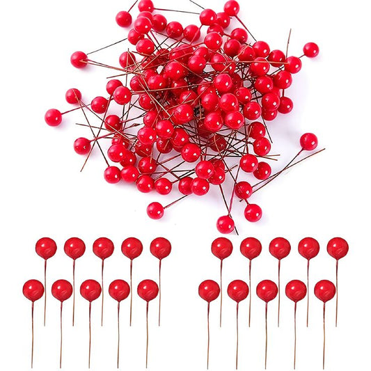 Red Holly Berry Christmas Diy Home Garden Decorations Christmas Supplies everydayyfinds