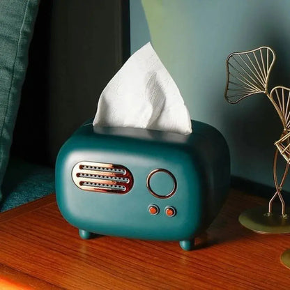 Tissue Box - Vintage Radio -( Single Piece ) SourceInfi