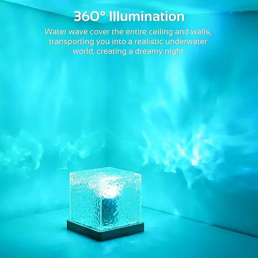 Projector Lights Ocean Wave, Romantic Warm Ocean Wave Water Night Light Projector 3D  (Pack of 1) SourceInfi