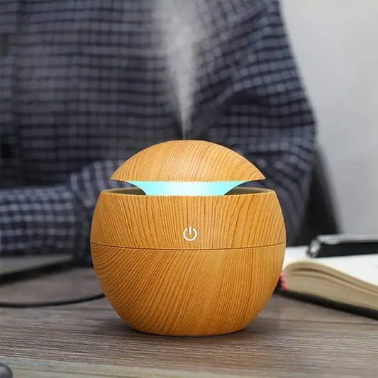 Wooden Humidifier Aroma Diffuser SourceInfi