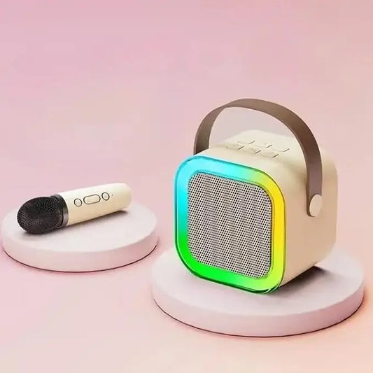 Mini Portable Karaoke/Speaker with Wireless Mic SourceInfi