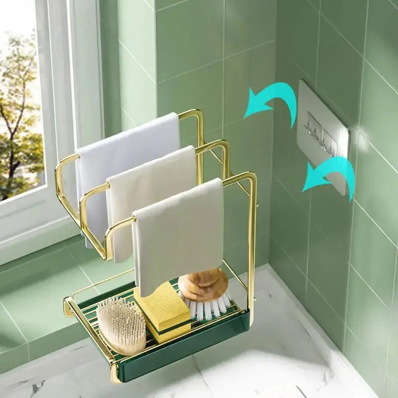 Golden Sink Silverwear Wall Kitchen Holder SourceInfi